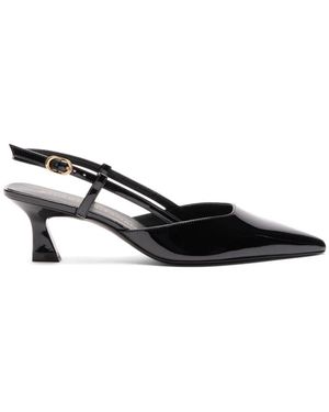 Stuart Weitzman Vinnie 50 Slingback - Schwarz