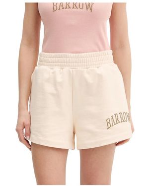Barrow Korte Broeken ,Katoen Shirred Detail Shorts - Roze