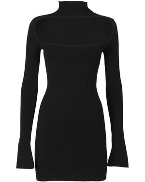 Ssheena Knitted Dresses - Negro