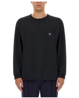 Needles Long Sleeve Tops - Black