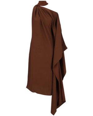 Taller Marmo Midi Jurk - Bruin