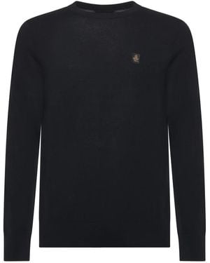 Refrigiwear Round-Neck Knitwear - Negro