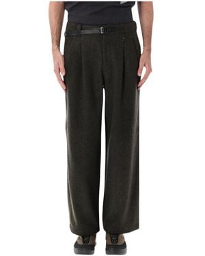 and wander Wide Trousers - Nero