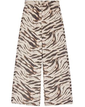 Ganni Wide Jeans - Gris