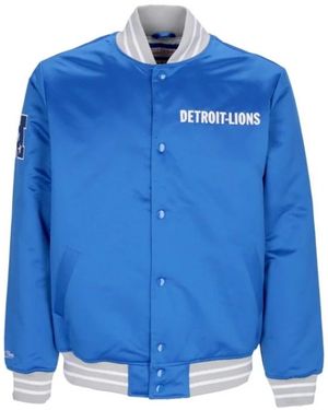 Mitchell & Ness Bomber Jackets - Blue
