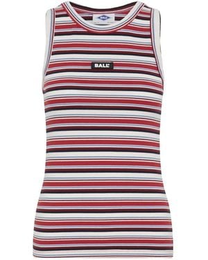 Ball Sleeveless Tops - Red