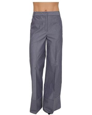 iBlues Broeken ,Blauw ,Katoen Iblorigine Wide Broeken