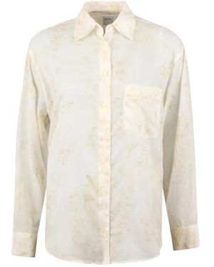 Stenströms Overhemden ,Geel ,Katoen Jackie Shirt - Wit