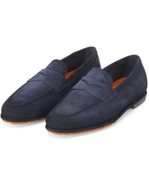 Santoni Loafers - Blue