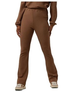 Simplee Broeken Flair Jer-Org-Cot-22-3 - Bruin