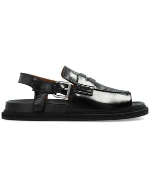 Marni Flat Sandals - Nero