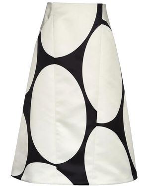 Dries Van Noten Midi Skirts - White