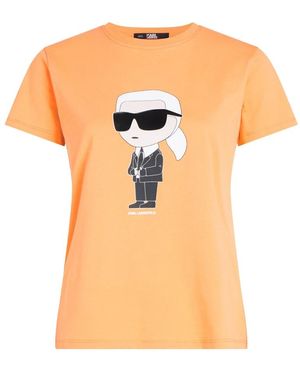 KARL LAGERFELD T-Shirts - Orange