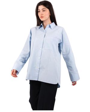 Elvine Lichtblauwe Blouse Noelle