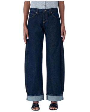KHAITE Loose-Fit Jeans - Blue