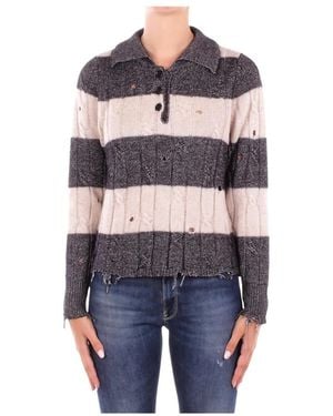 SOLOTRE Round-Neck Knitwear - Azul