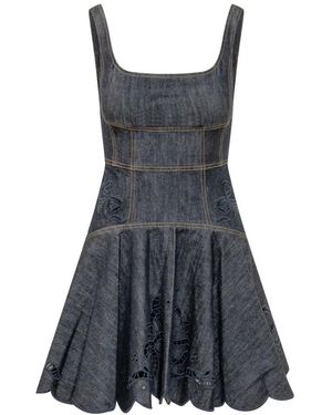 Self-Portrait Short Dresses - Gris