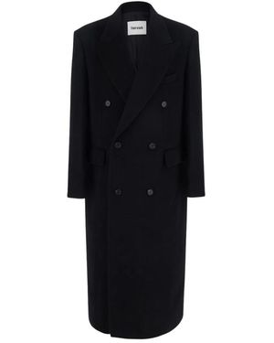 Tonywack Double-Breasted Coats - Nero