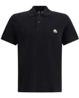 Moose Knuckles Polo Shirts - Negro