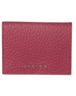 Orciani Wallets & Cardholders - Rouge