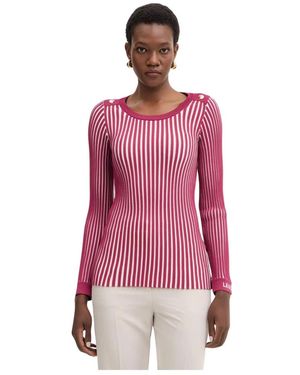 Liu Jo Round-Neck Knitwear - Rosa