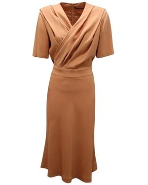 EMMA & GAIA Wrap Dresses - Brown