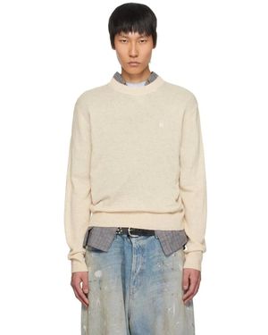 Acne Studios Round-Neck Knitwear - Natural