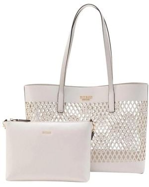 Guess Tote Bags - White