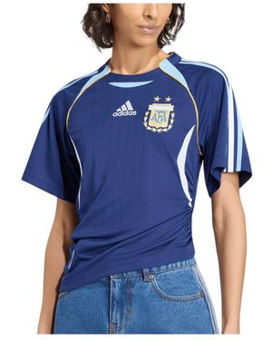 adidas Fitness ,Blauw ,Polyester Argentina Reconstructed Bringback Jersey