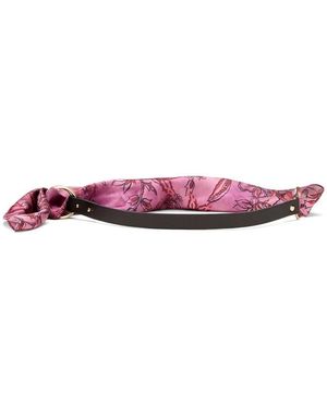 Oltre Gürtel Mit Foulard-Einsatz - Lila