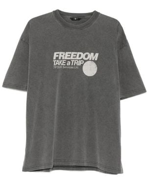 7 For All Mankind T-Shirts - Grey