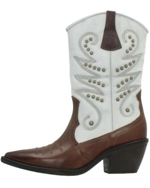 A.s.98 Schoenen ,Bruin ,Western Style Cowboy Boots