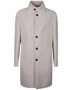 Eleventy Single-Breasted Coats - Grey