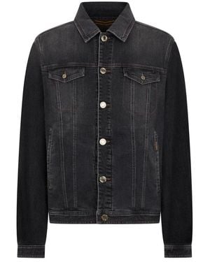 Moorer Denim Jackets - Black
