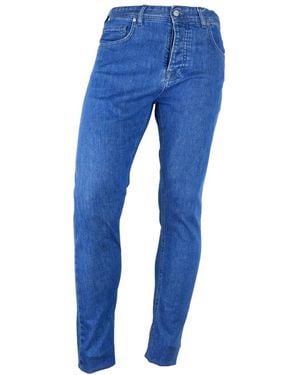 Aquascutum Slim-Fit Jeans - Azul