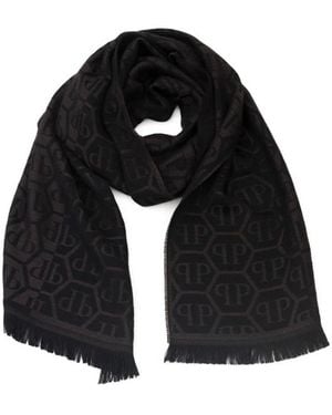 Philipp Plein Scarves - Black