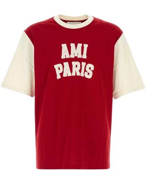 Ami Paris T-Shirts - Rojo