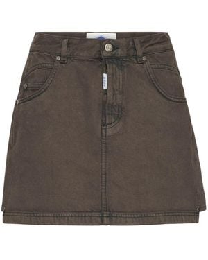 Ball Denim Skirts - Brown