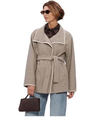 Beaumont Organic Aliza Korte Jas - Bruin