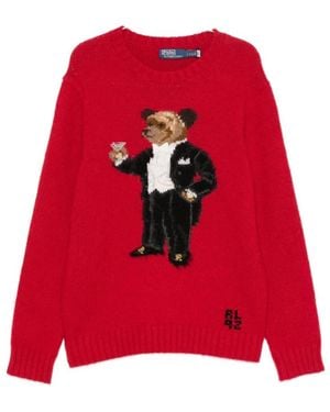 Polo Ralph Lauren Trui Met Ronde Hals - Rood