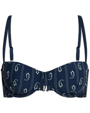 Tory Burch De Bikini Top - Blauw