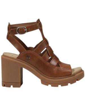 Timberland High Heel Sandals - Brown