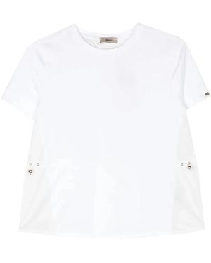 Herno Casual Katoenen T-Shirt - Wit