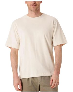 Profuomo Herren Polo &Amp; T-Shirts Crewneck Oversized - Natur