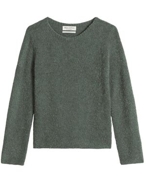 Marc O' Polo Truien & Vesten ,Grijs ,Wol Bouclé Pullover - Groen