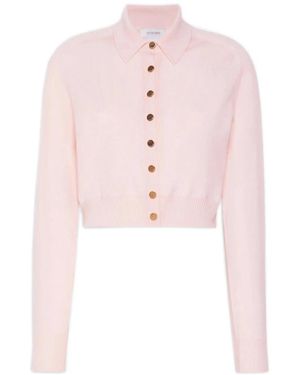 Sportmax Truien & Vesten ,Roze ,Wol Lirica Cardigan