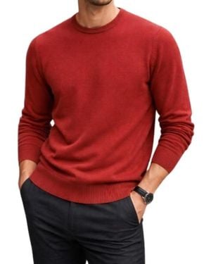 Gran Sasso Round-Neck Knitwear - Red