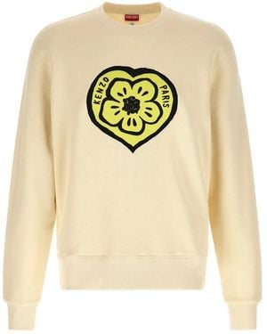 KENZO Boke Heart Sweatshirt - Naturel