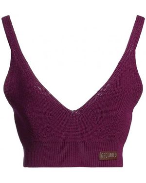 DSquared² Sleeveless Tops - Violet