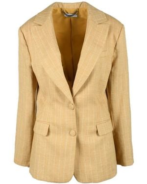 MVP WARDROBE Jassen ,Polyester Linnen Polyester Jas Maria Vittoria Paolillo - Naturel